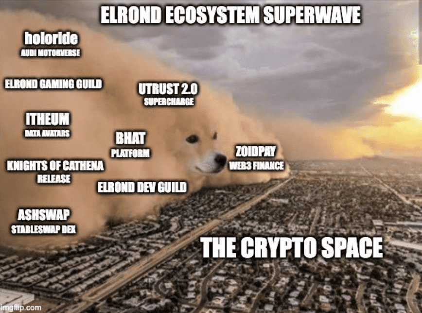 Elrond ecosystem superwave