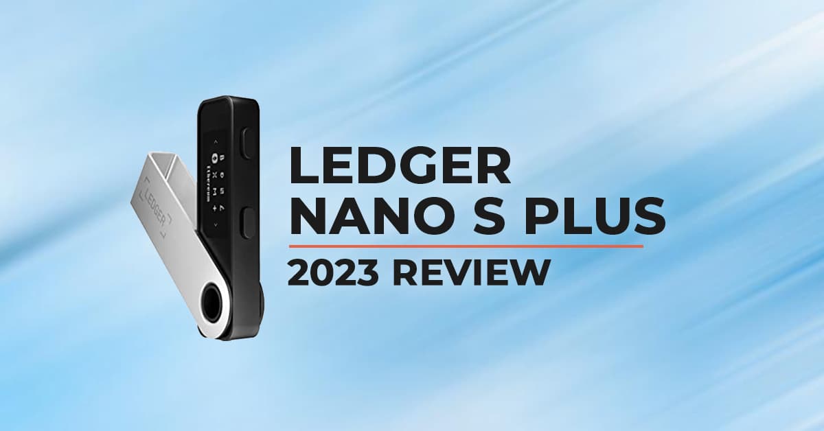 Ledger Nano S Plus cryptocurrency wallet features a bigger screen