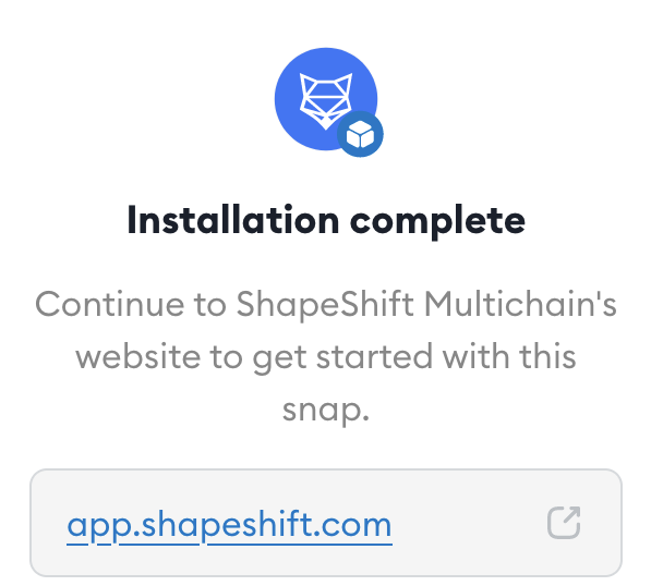 Go to app.shapeshift.com