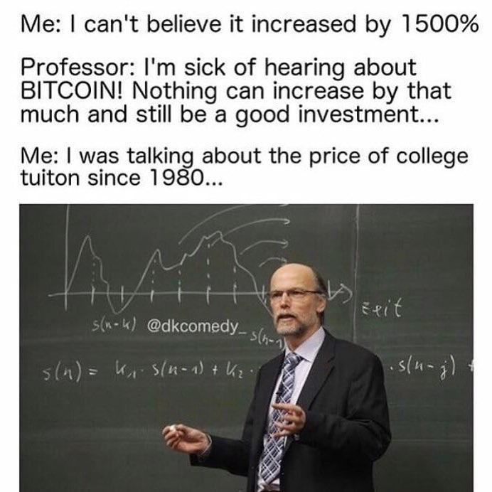 College tuition debt or Bitcoin
